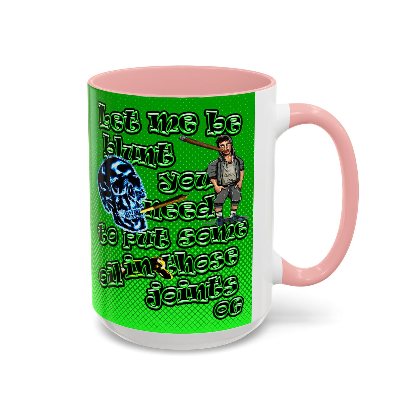 og - Accent Mug (logo green)