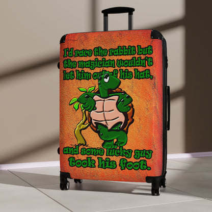 turtle race - Suitcase (burnt orange)