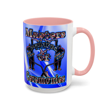 em cee squared - Accent Mug (blue-white wave)