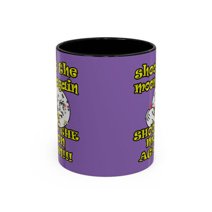 shoot the moon again - Accent Mug (light purple)