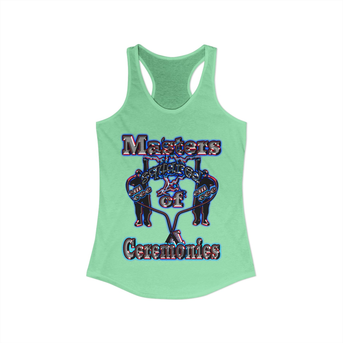 em cee squared - Women's Ideal Racerback Tank