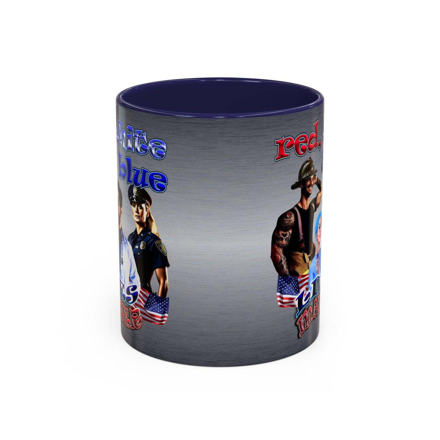 rw&b lives matter - Accent Mug (brushed nickel)