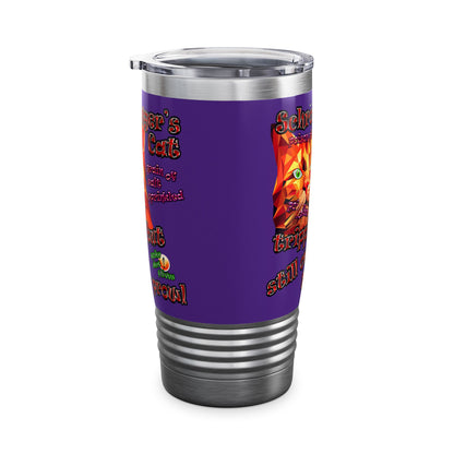 schrodinger's cat - Ringneck Tumbler, 20oz (purple)