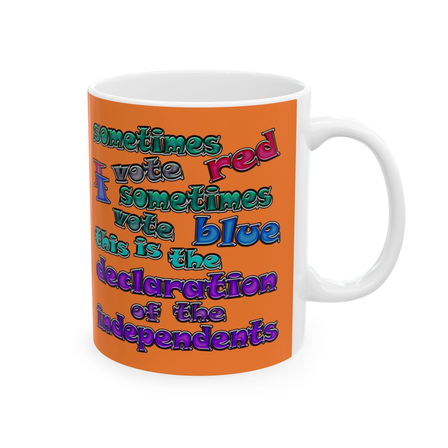 declaration of the independents - White Mug (crusta)