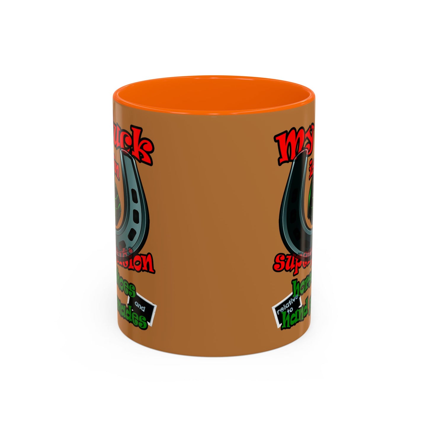 my luck - Accent Mug (light brown)