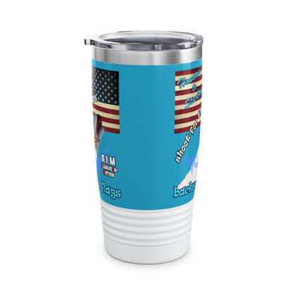 shoot for the stars - Ringneck Tumbler, 20oz (turquoise)