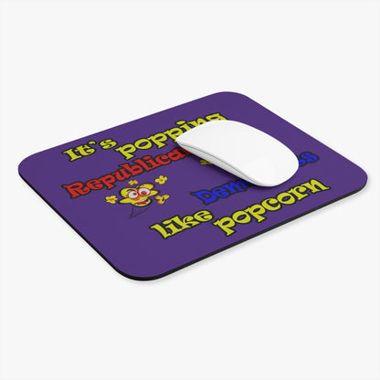 popping like popcorn - Mouse Pad (Rectangle) (purple)