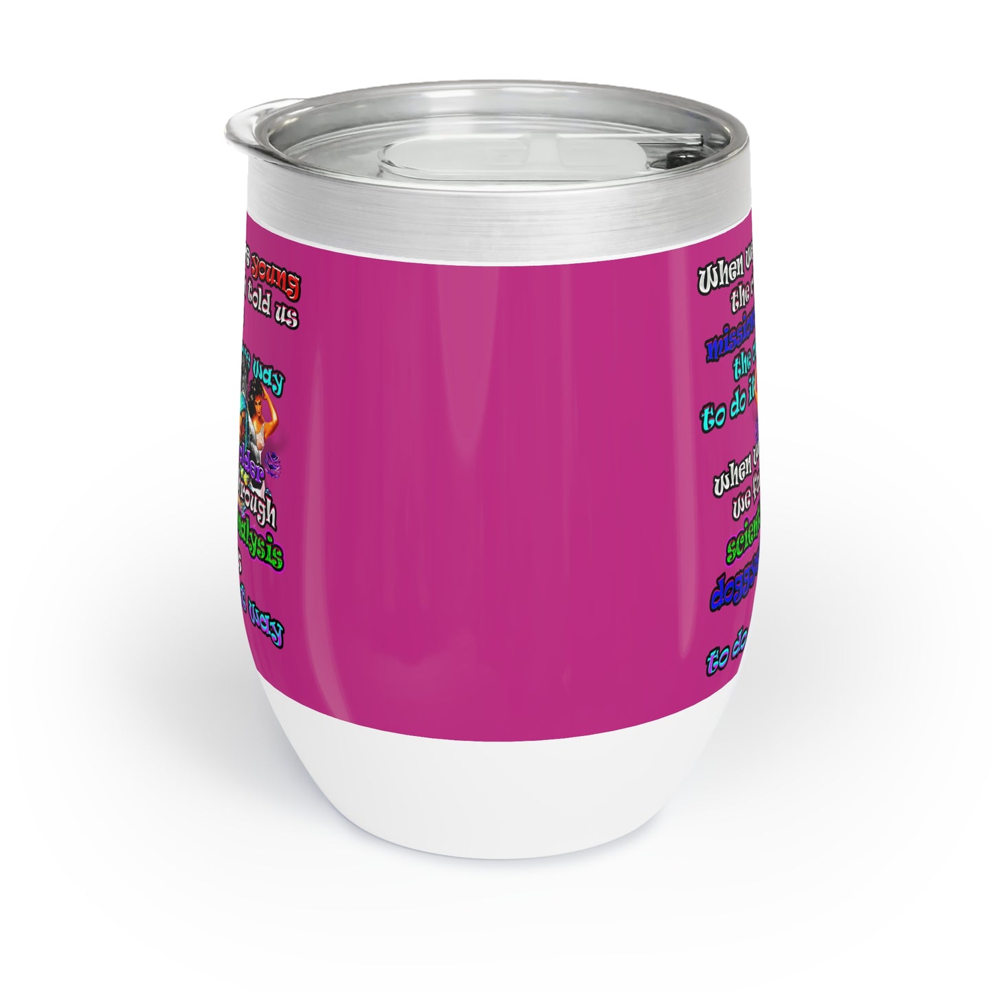 doggystyle - Chill Wine Tumbler (pink)