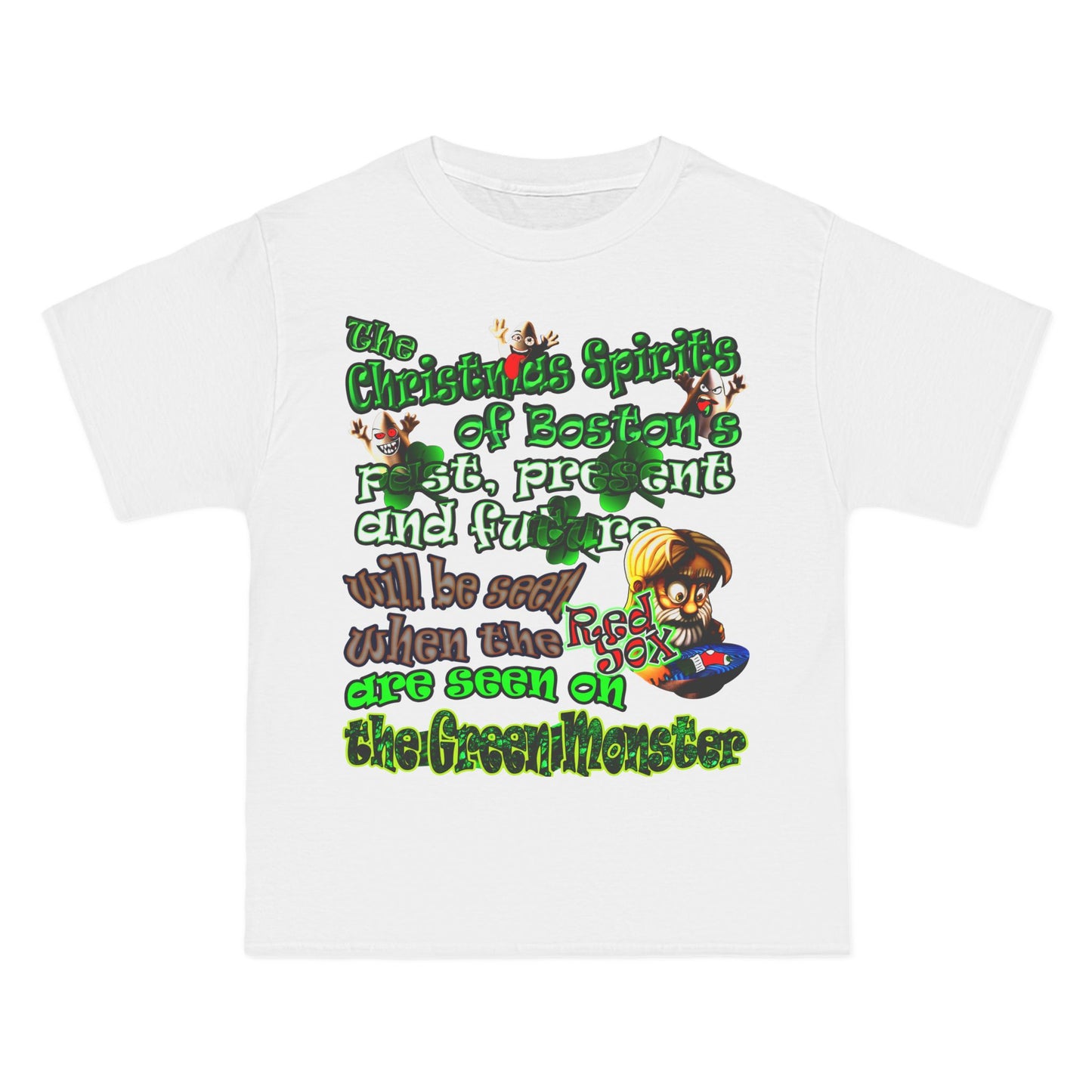 christmas spirits of boston - Beefy-T®  Short-Sleeve T-Shirt
