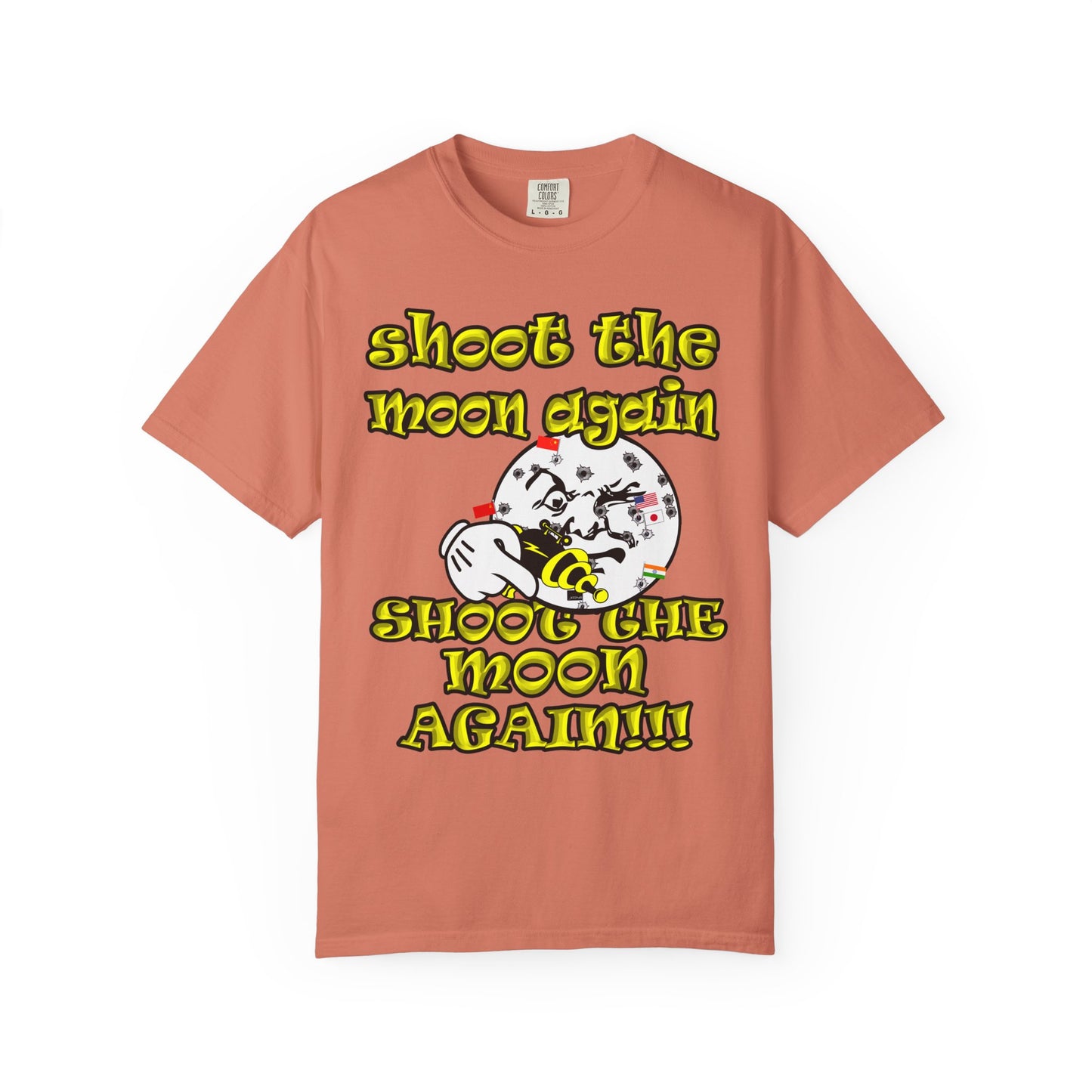 shoot the moon again - Unisex Garment-Dyed T-shirt