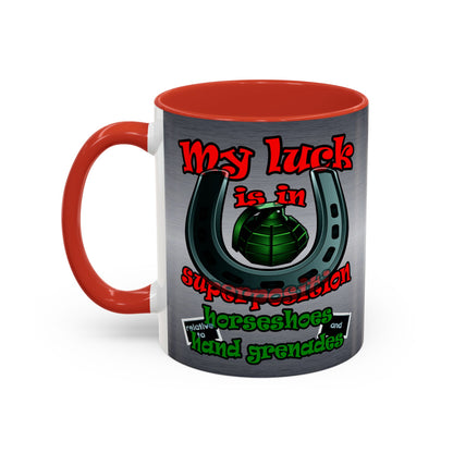 my luck - Accent Mug (brushed nickel)