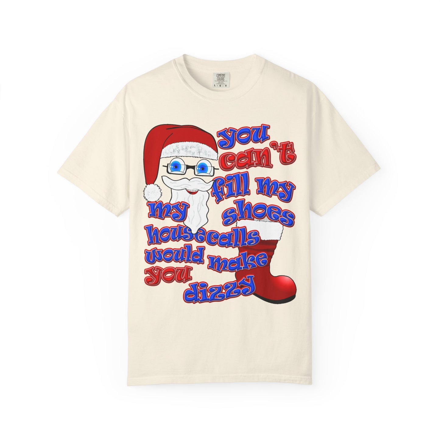santa's shoes - Unisex Garment-Dyed T-shirt