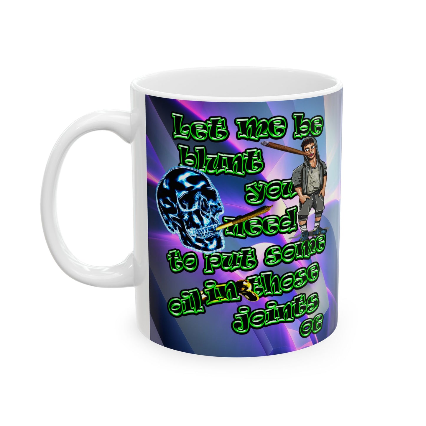 og - White Mug (grey-pink wave)