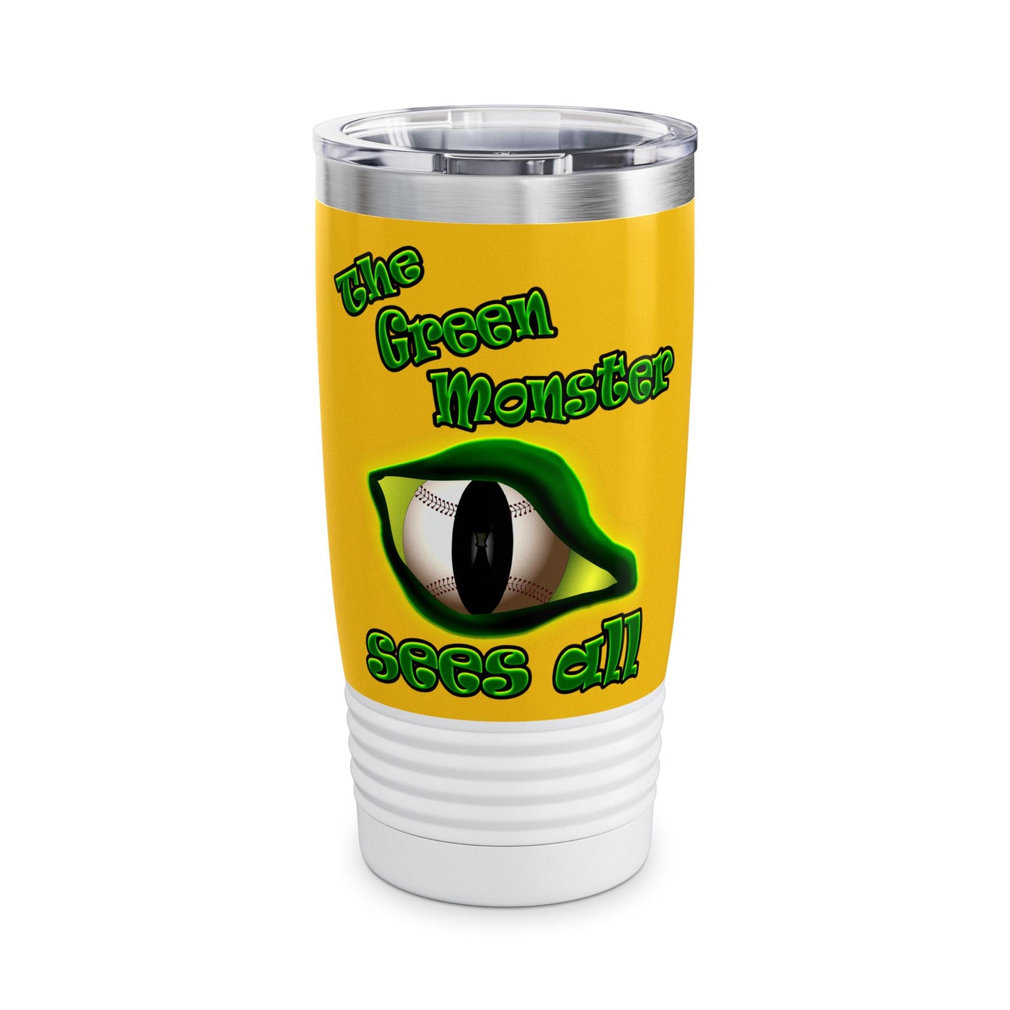 green monster - Ringneck Tumbler, 20oz (yellow)