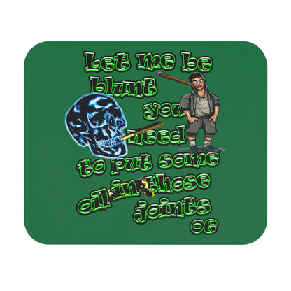 og - Mouse Pad (Rectangle) (dark green)
