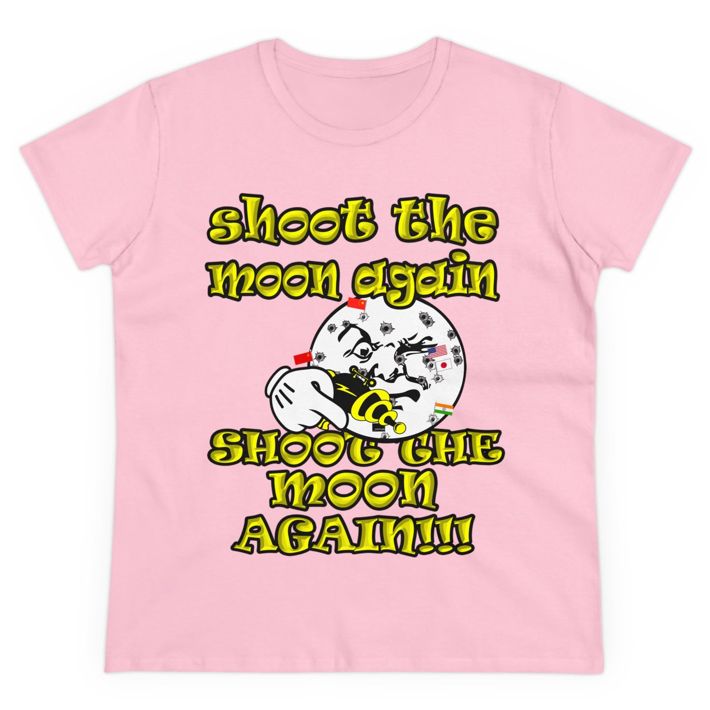 shoot the moon again - Women's Midweight Cotton Tee
