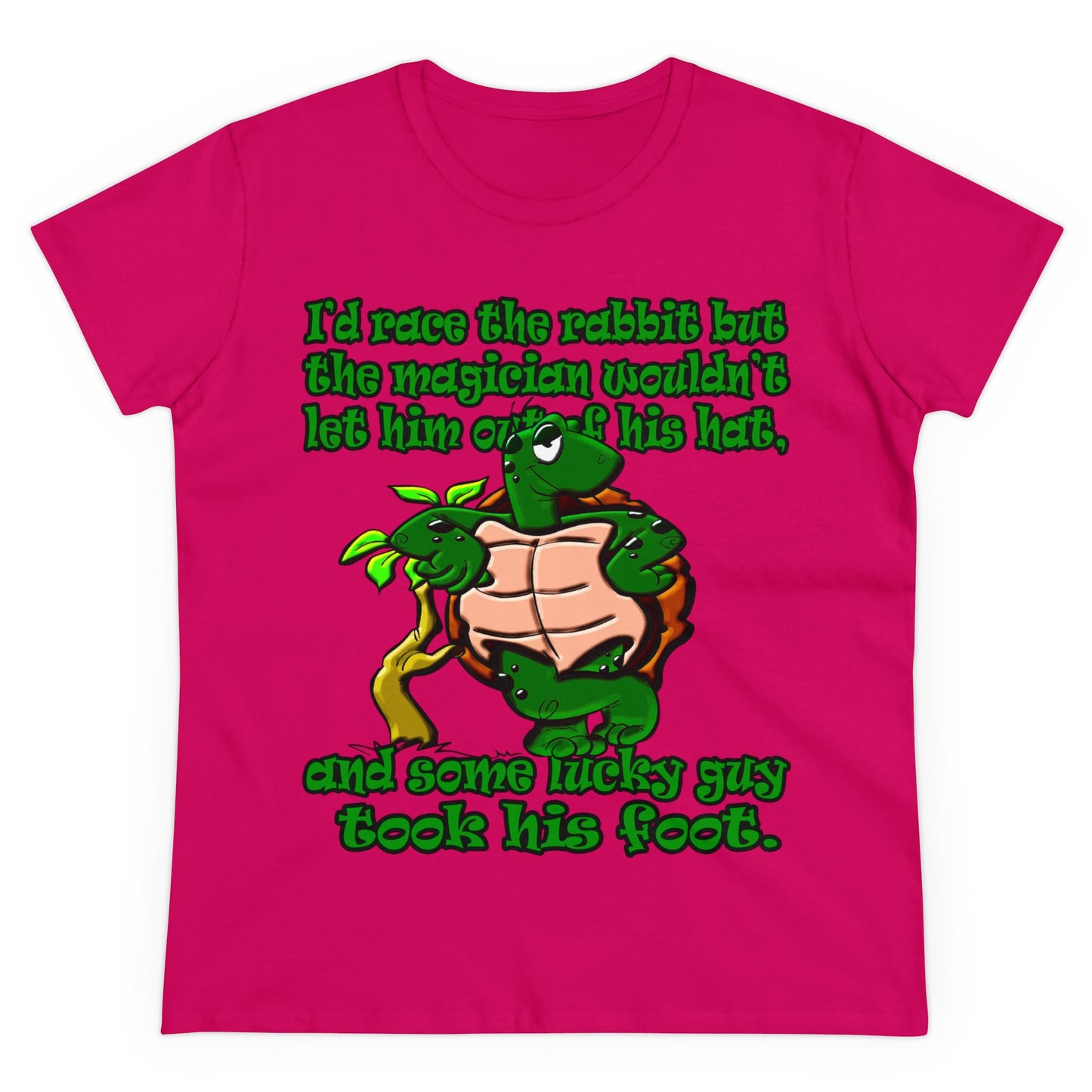 turtle race - Women's Midweight Cotton Tee