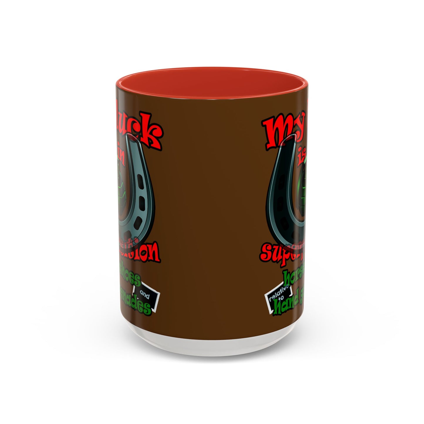 my luck - Accent Mug (brown)