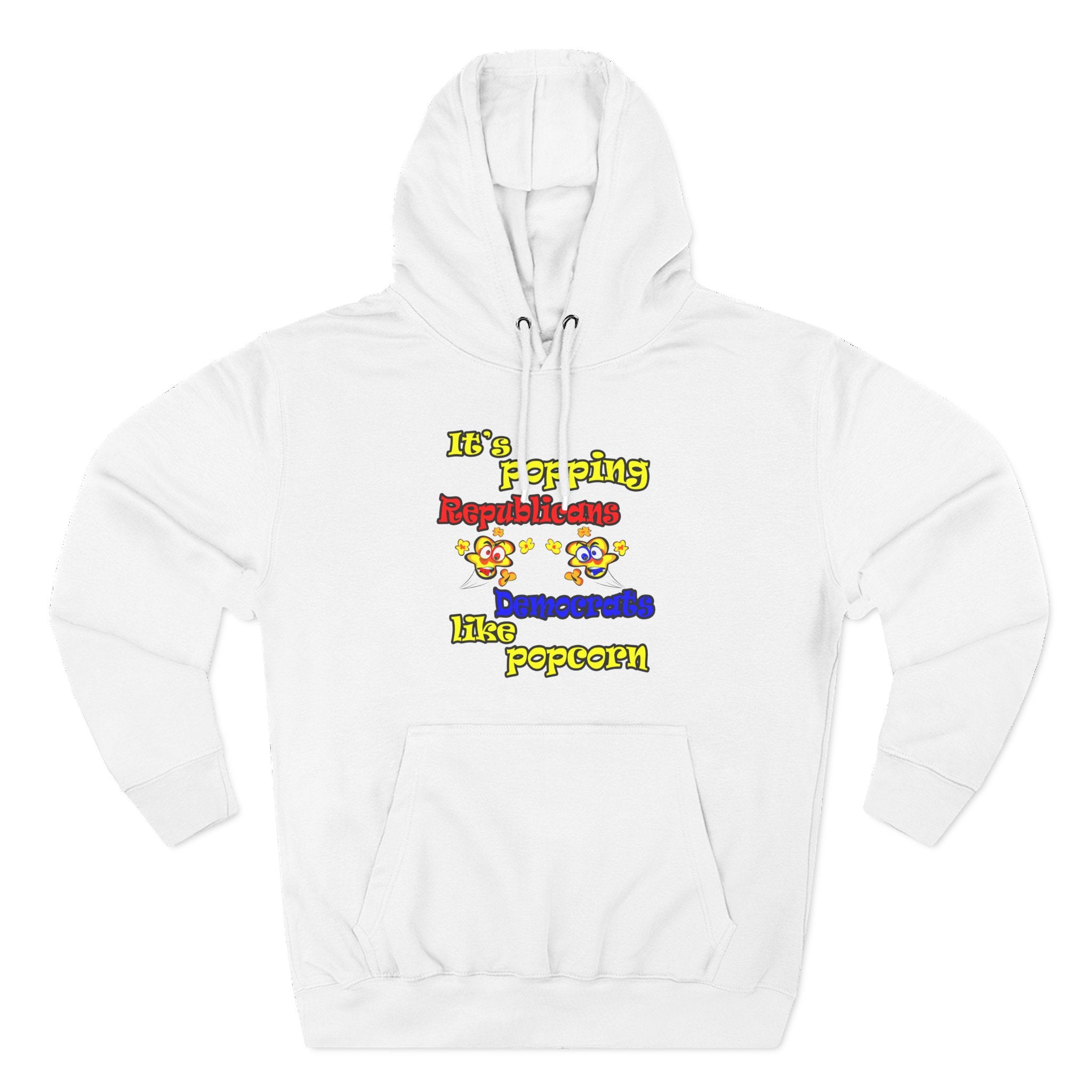 popping like popcorn - Three-Panel Fleece Hoodie