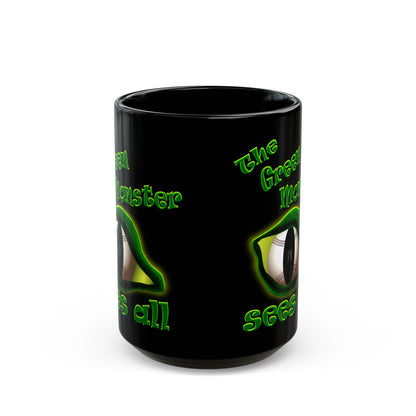 green monster - Black Mug (black)
