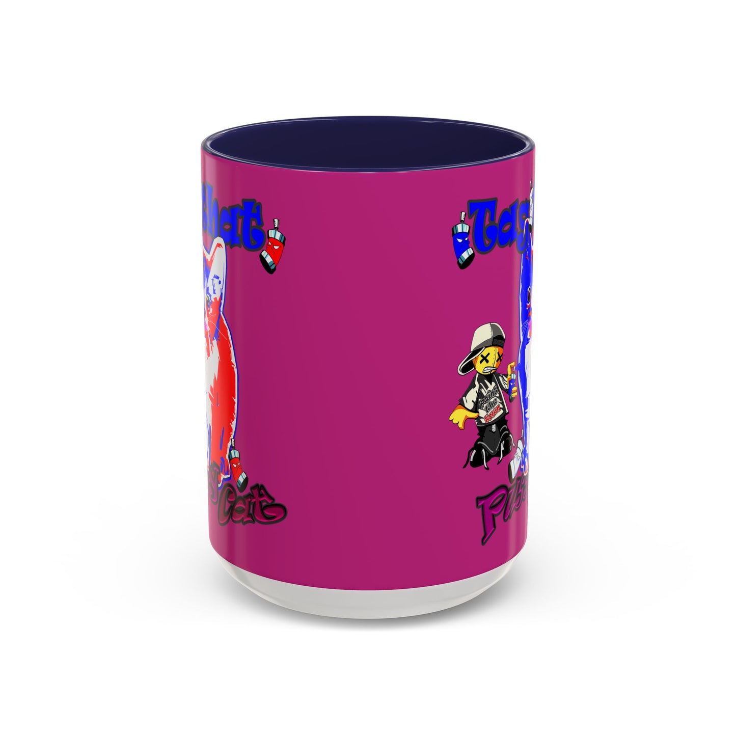 tag that - Accent Mug (pink)