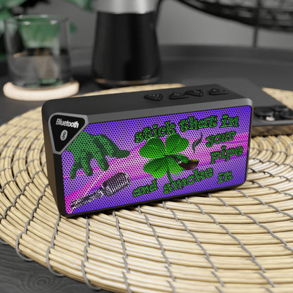 stick that in your pipe and smoke it - Jabba Bluetooth Speaker (purple-pink wave)
