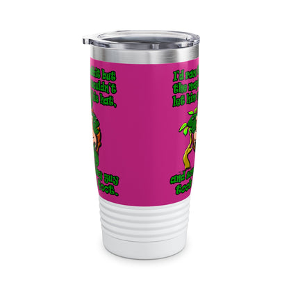 turtle race - Ringneck Tumbler, 20oz (pink)