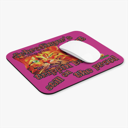 schrodinger's cat - Mouse Pad (Rectangle) (pink)