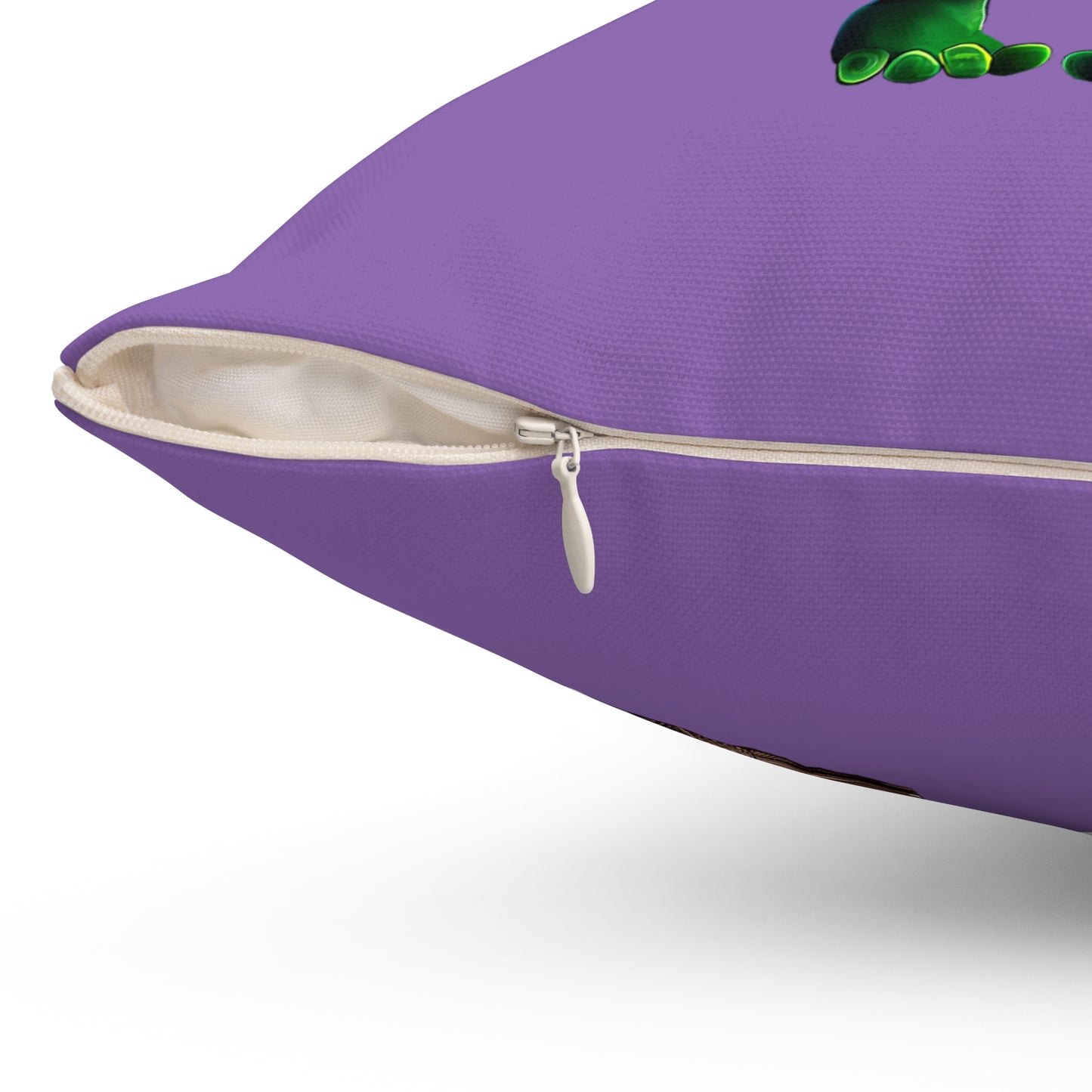 I don't care that your grey - Spun Polyester Square Pillow - (light purple)