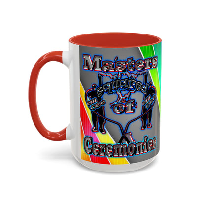 em cee squared - Accent Mug (rainbow split)