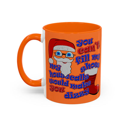 santa's shoes - Accent Mug (crusta)