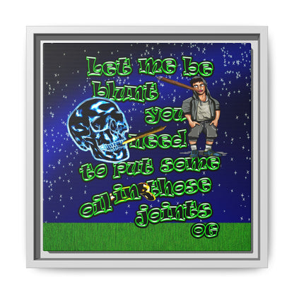 og - framed canvas art ('snoops' background)