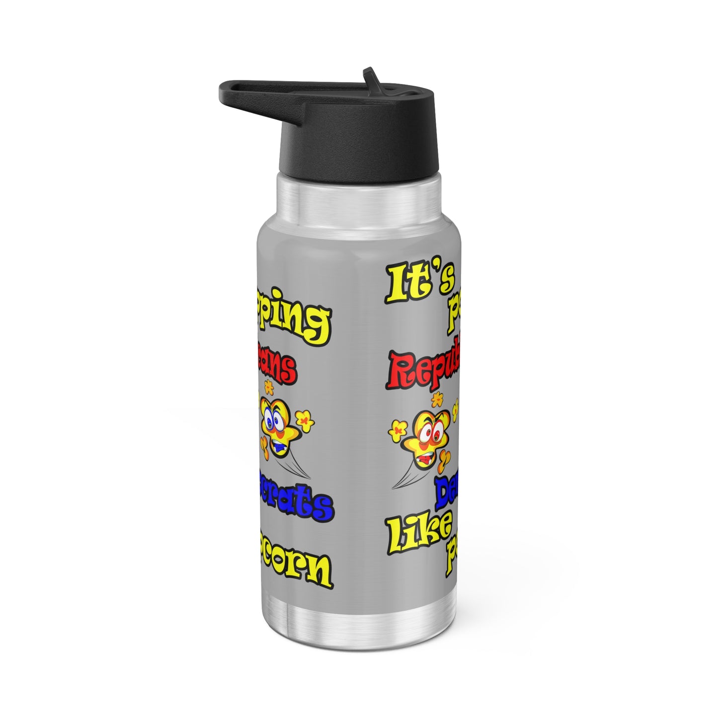popping like popcorn - Gator Tumbler, 32oz (light grey)