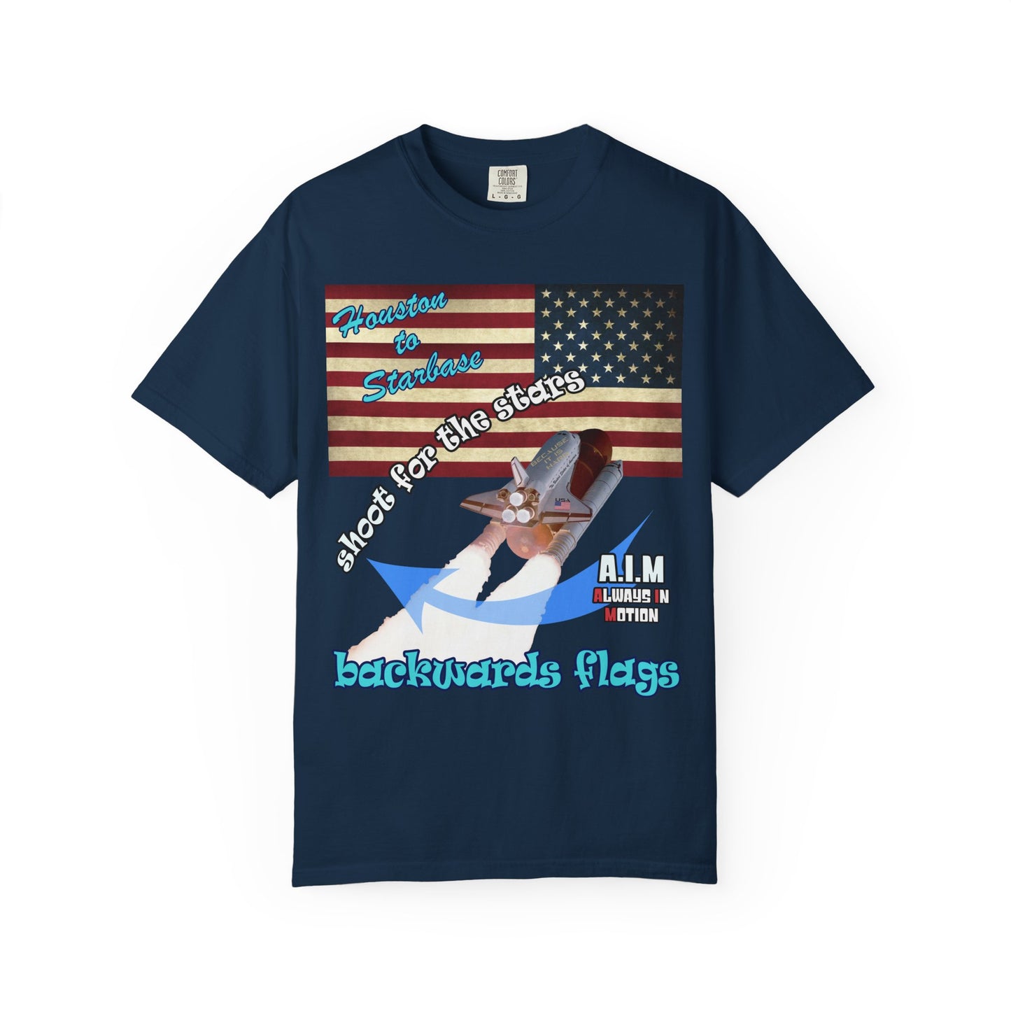 shoot for the stars - Unisex Garment-Dyed T-shirt