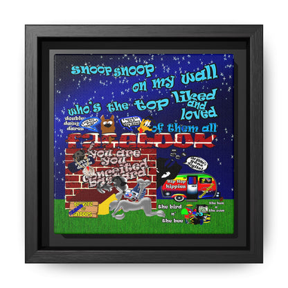 snoops - framed canvas art