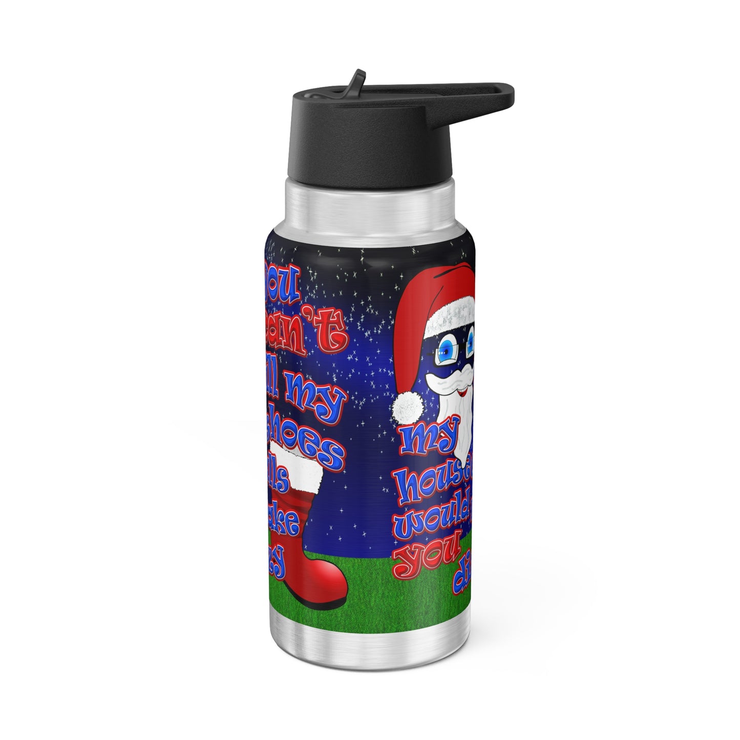 santa's shoes - Gator Tumbler, 32oz  ('snoops' background)