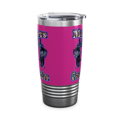 em cee squared - Ringneck Tumbler, 20oz (pink)