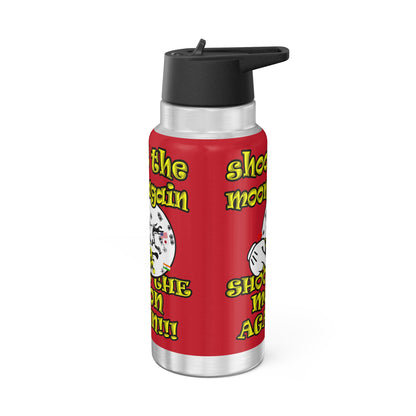shoot the moon again - Gator Tumbler, 32oz (dark red)