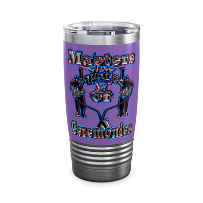 em cee squared - Ringneck Tumbler, 20oz (light purple)