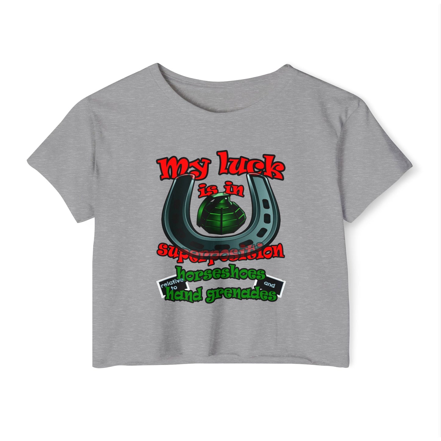 my luck - Women's Festival Crop Top