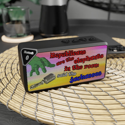 donkeys and elephants - Jabba Bluetooth Speaker (color blur)