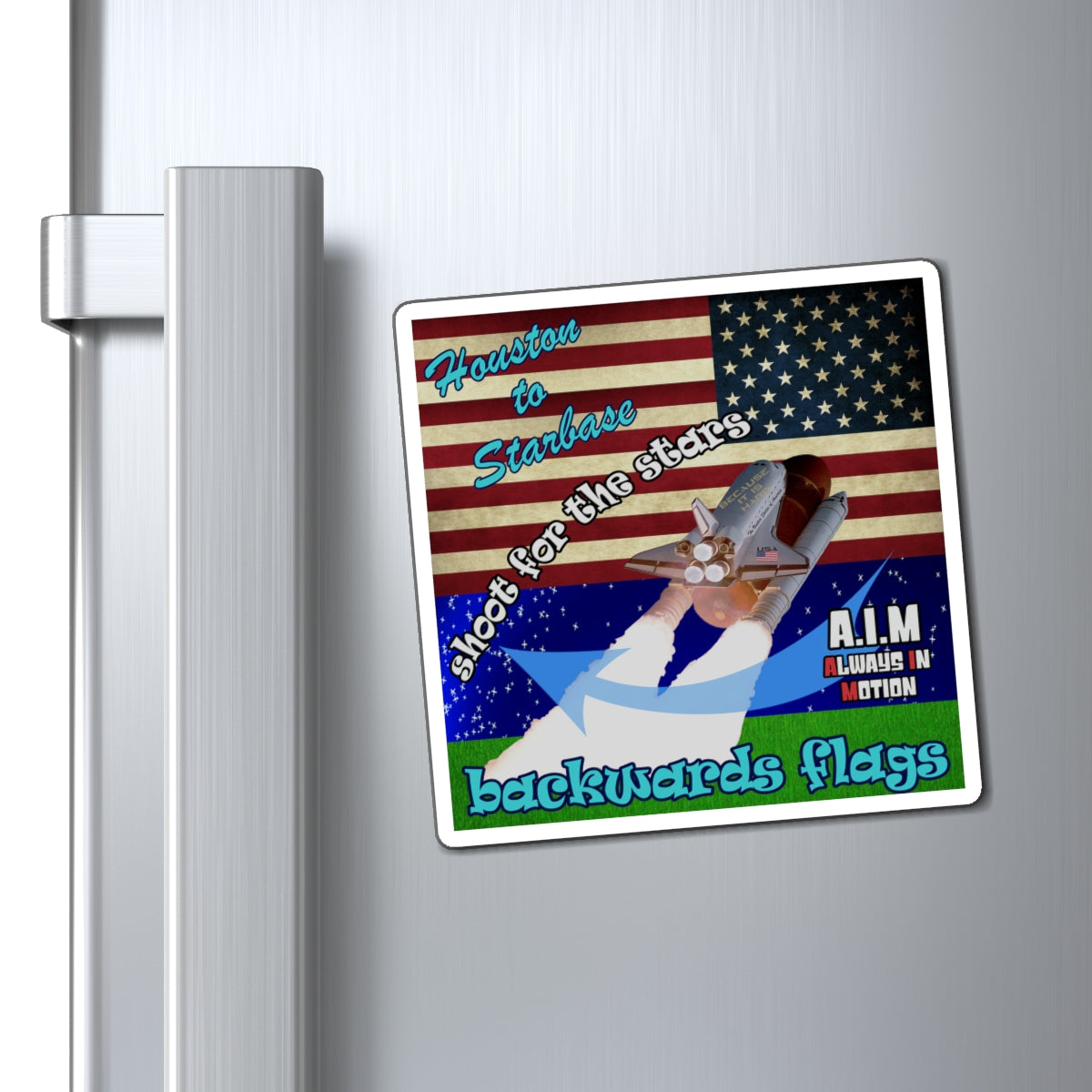 shoot for the stars - Magnets - ('snoops' background)