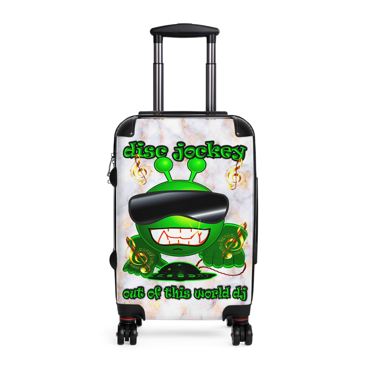 disc jockey - Suitcase (white marble)