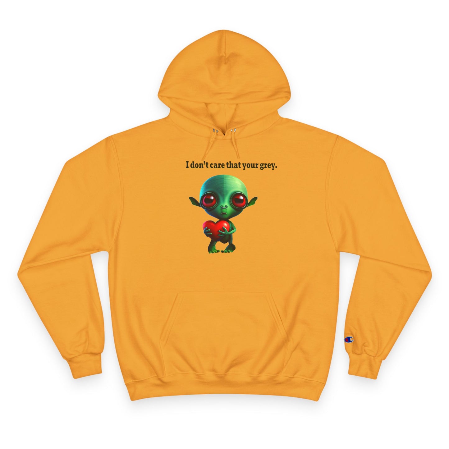 I don't care that your grey - Champion Hoodie