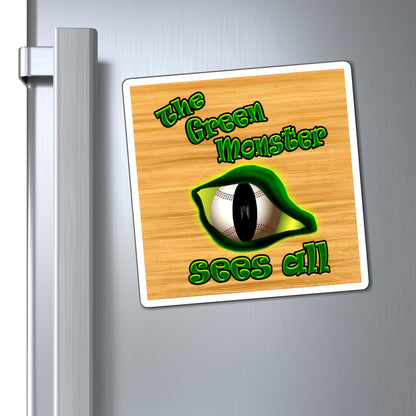 green monster - Magnets - (butterscotch wood finish)