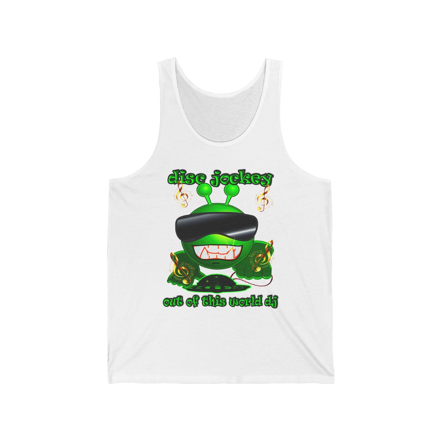 disc jockey - Unisex Jersey Tank