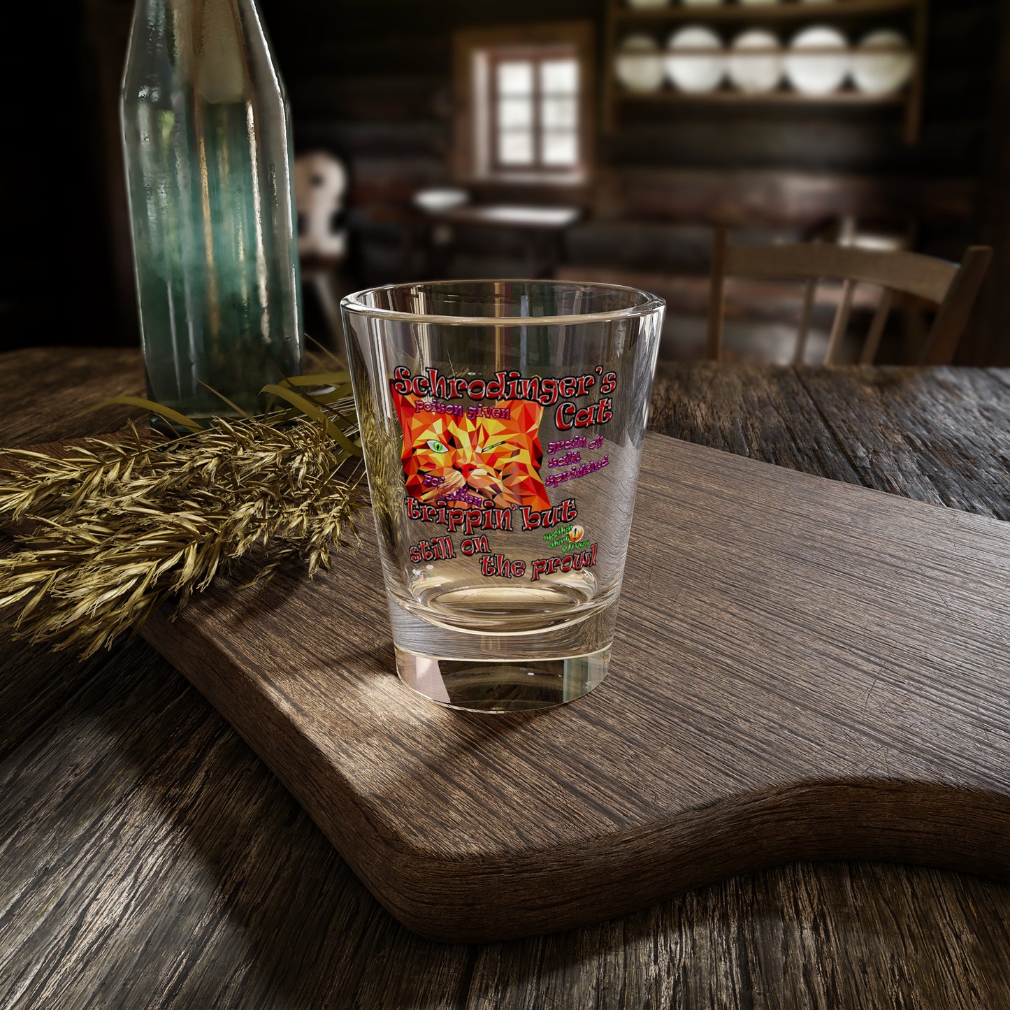 schrodinger's cat - Shot Glass