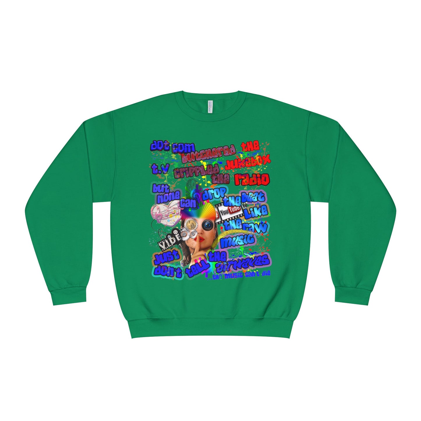 drop the beat - Unisex NuBlend® Crewneck Sweatshirt