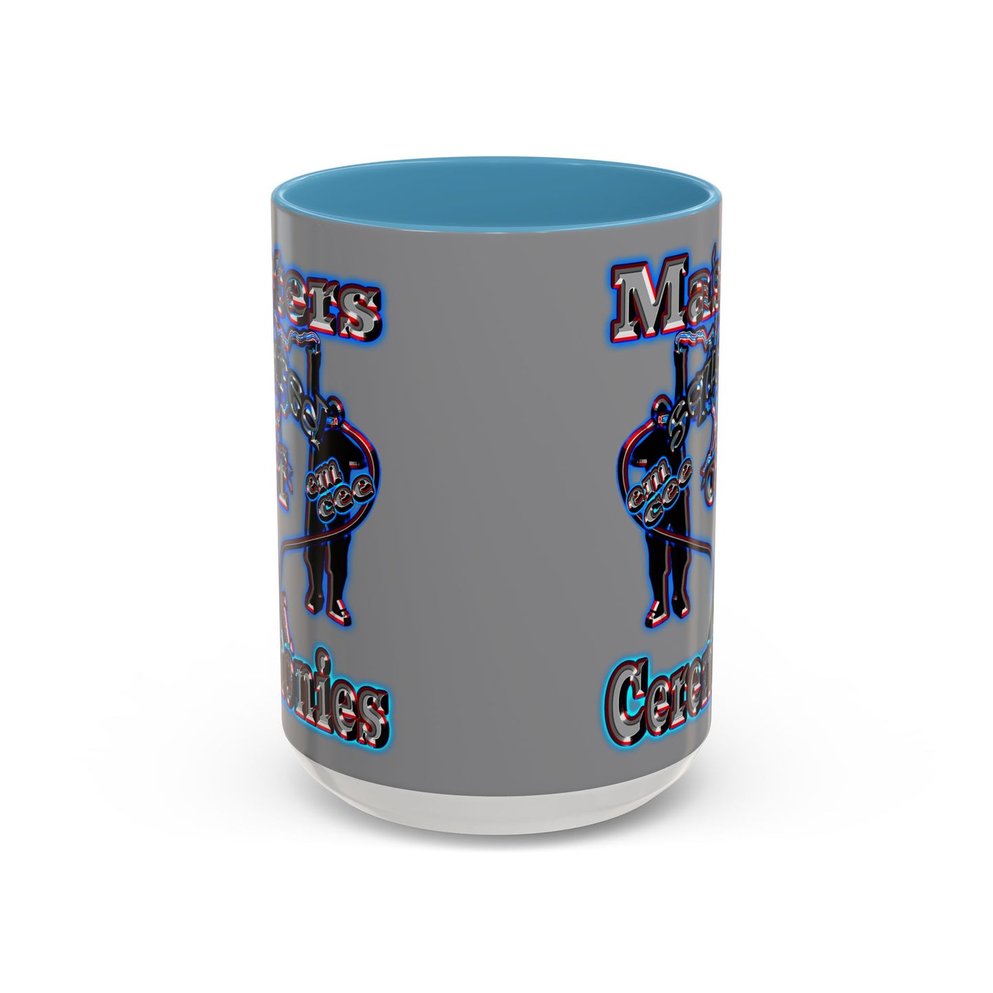 em cee squared - Accent Mug (grey)