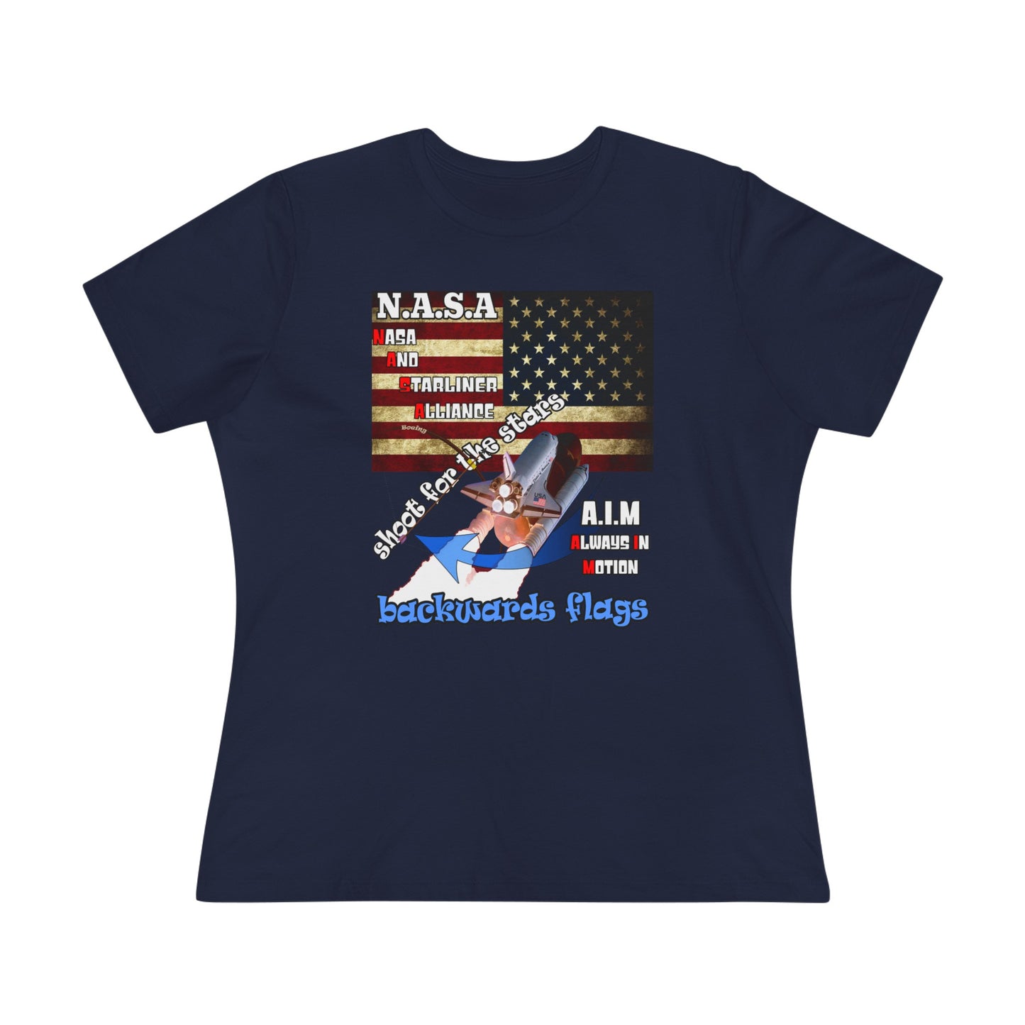 shoot for the stars(starliner) - Women's Premium Tee